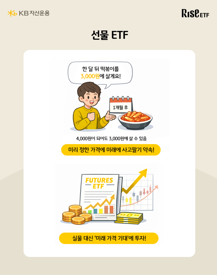 미리 정한 가격에 미래 거래를 약속하는 선물 ETF 구조